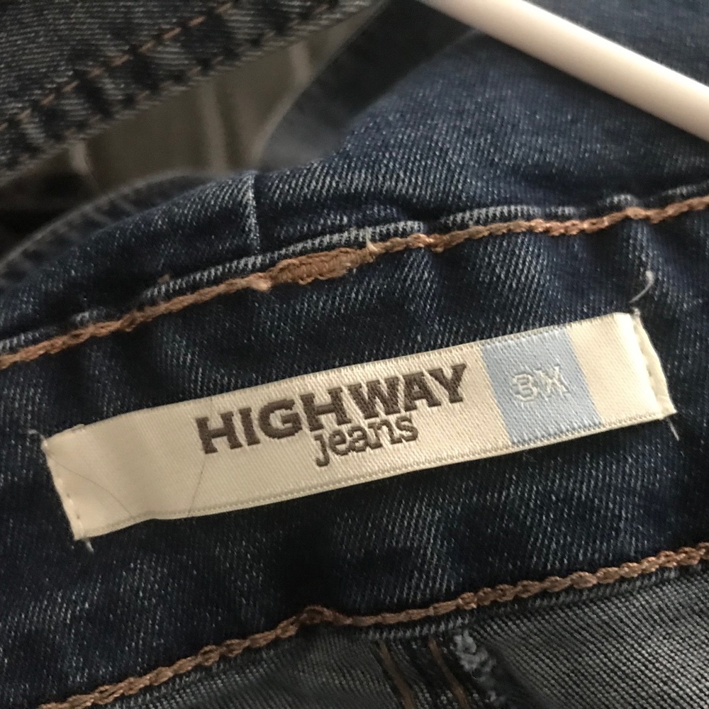 Bib overalls. Highway Jeans. 3x. Never worn.